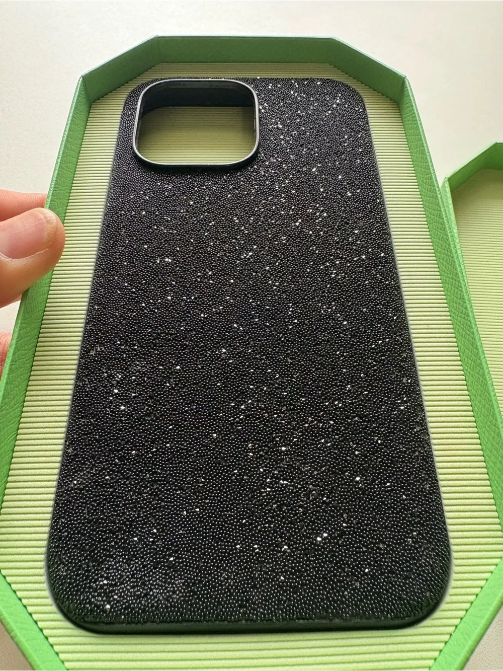 Black Glitter Protective Phone Case - Sparkle Design